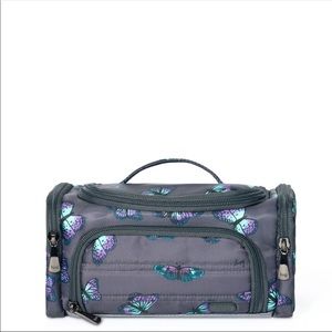 NWT Lug Mini Trolley Cosmetic Case in Butterfly Gray